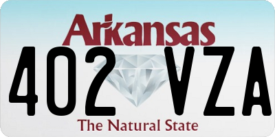 AR license plate 402VZA