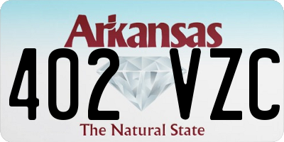 AR license plate 402VZC