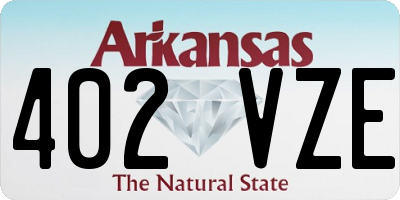 AR license plate 402VZE