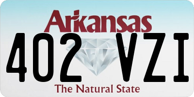 AR license plate 402VZI