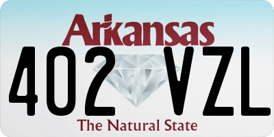 AR license plate 402VZL