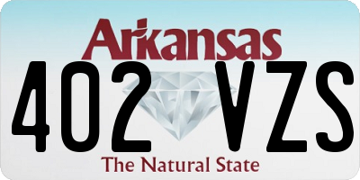 AR license plate 402VZS