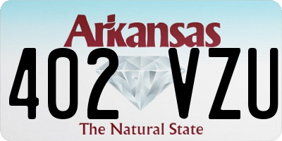 AR license plate 402VZU