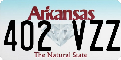 AR license plate 402VZZ