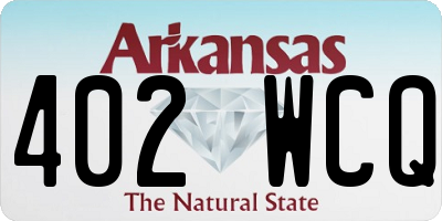 AR license plate 402WCQ