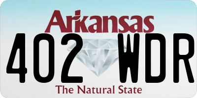 AR license plate 402WDR