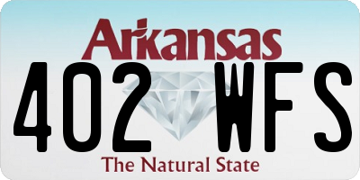 AR license plate 402WFS
