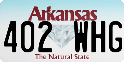 AR license plate 402WHG