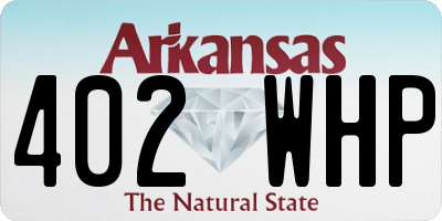 AR license plate 402WHP