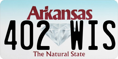 AR license plate 402WIS