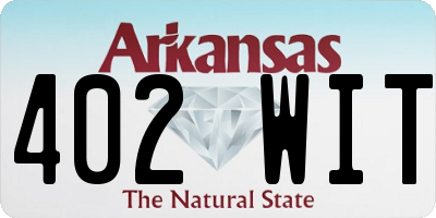 AR license plate 402WIT