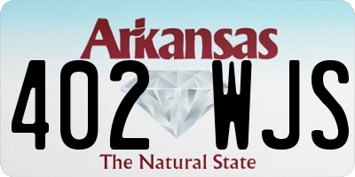 AR license plate 402WJS