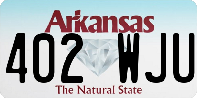 AR license plate 402WJU