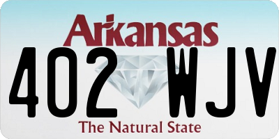 AR license plate 402WJV