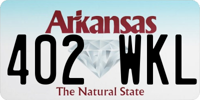 AR license plate 402WKL
