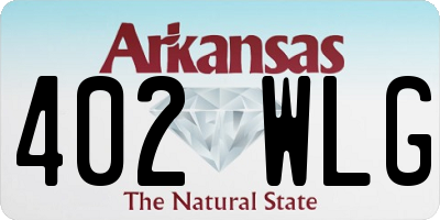 AR license plate 402WLG