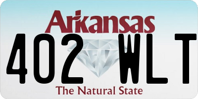 AR license plate 402WLT