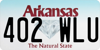 AR license plate 402WLU