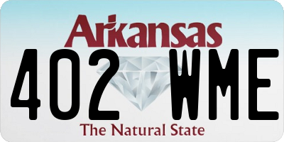 AR license plate 402WME