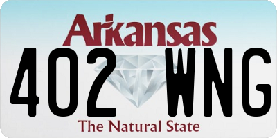 AR license plate 402WNG