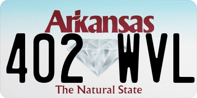 AR license plate 402WVL