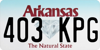 AR license plate 403KPG