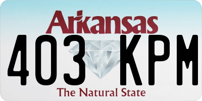 AR license plate 403KPM