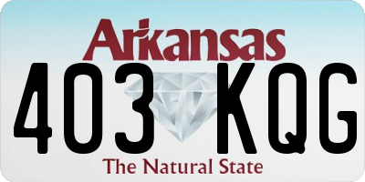 AR license plate 403KQG