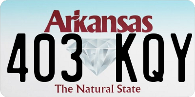 AR license plate 403KQY