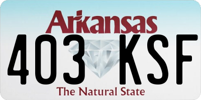 AR license plate 403KSF