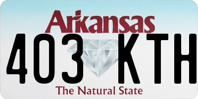 AR license plate 403KTH