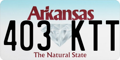 AR license plate 403KTT