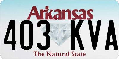 AR license plate 403KVA