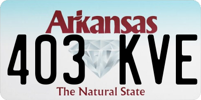 AR license plate 403KVE
