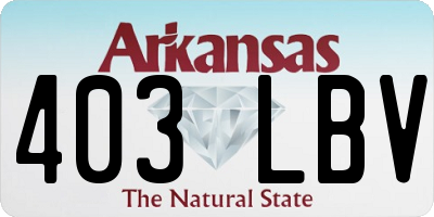 AR license plate 403LBV
