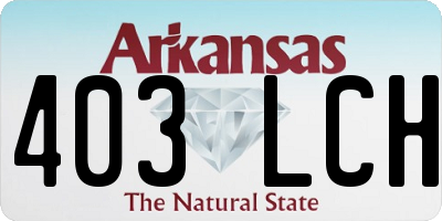 AR license plate 403LCH