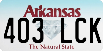 AR license plate 403LCK