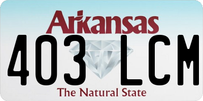 AR license plate 403LCM
