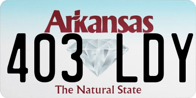 AR license plate 403LDY
