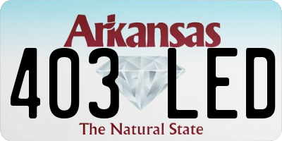 AR license plate 403LED