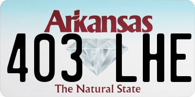 AR license plate 403LHE
