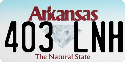 AR license plate 403LNH