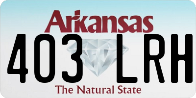 AR license plate 403LRH