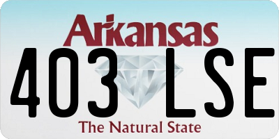 AR license plate 403LSE