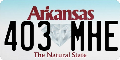 AR license plate 403MHE