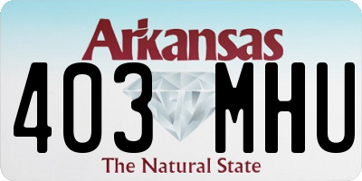 AR license plate 403MHU