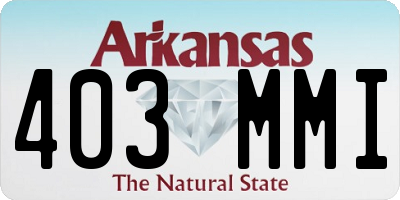 AR license plate 403MMI