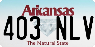 AR license plate 403NLV
