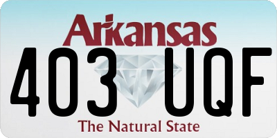 AR license plate 403UQF
