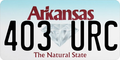 AR license plate 403URC